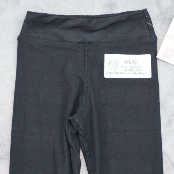 LulaRoe Pants Girls S Multicolor High Waist Pull On Set of 3 Leggings - Picture 14 of 16